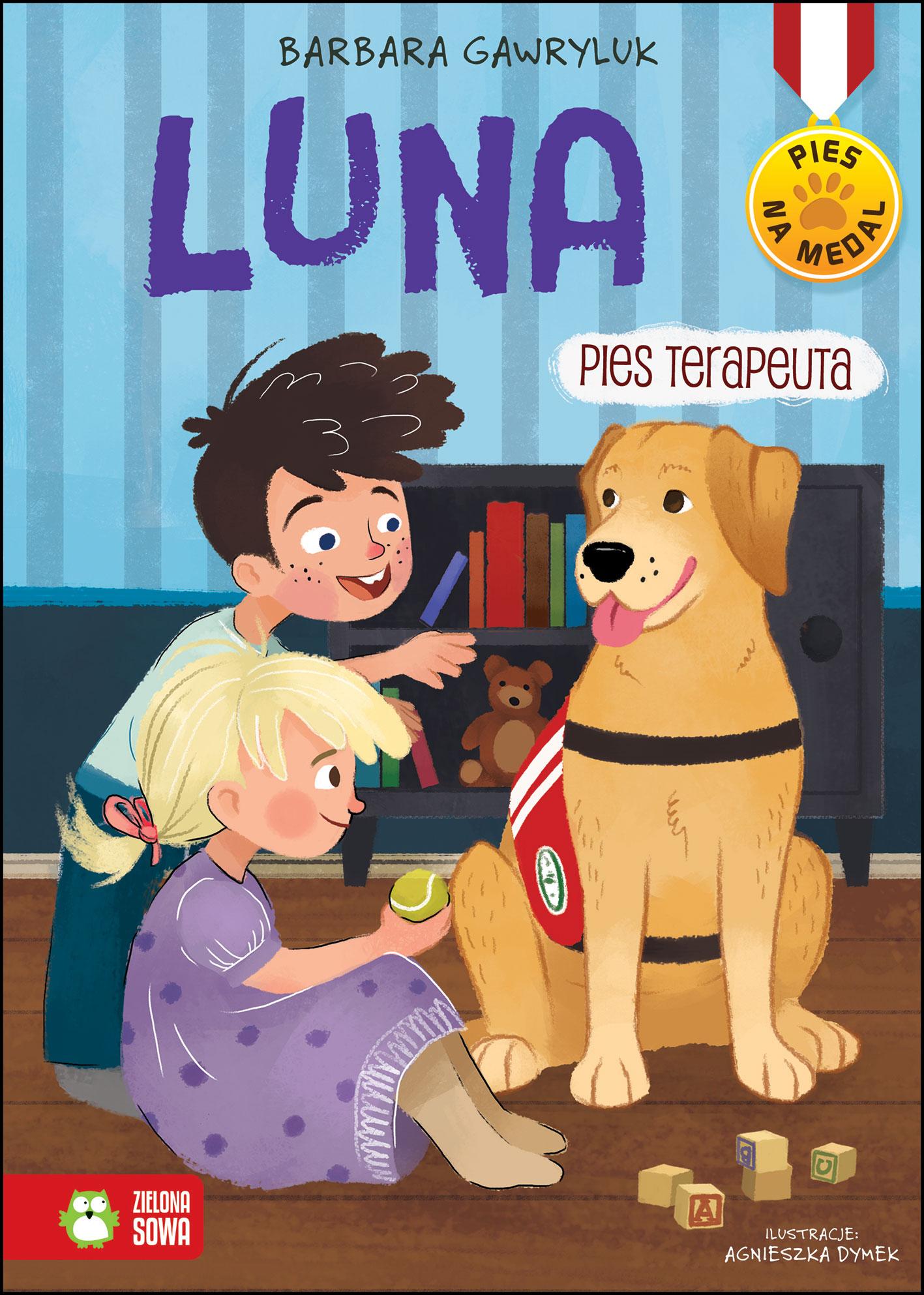 Pies na medal. Luna - pies terapeuta