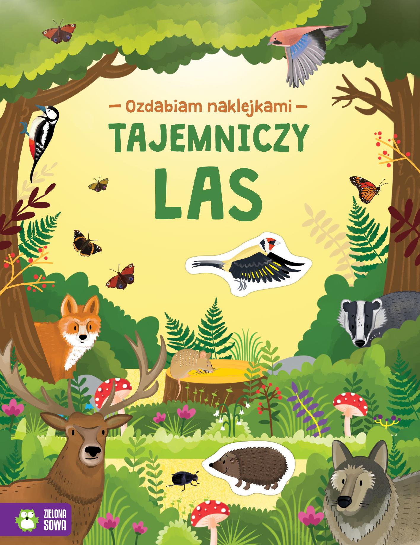 Ozdabiam naklejkami. Tajemniczy las