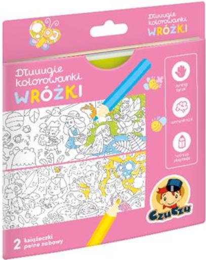 Dłuuugie kolorowanki - Wróżki