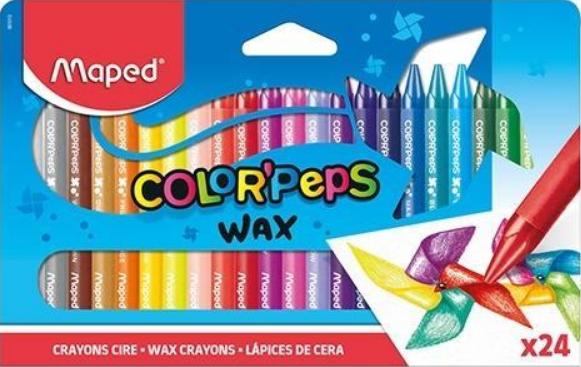 Kredki świecowe Colorpeps 24 kolory