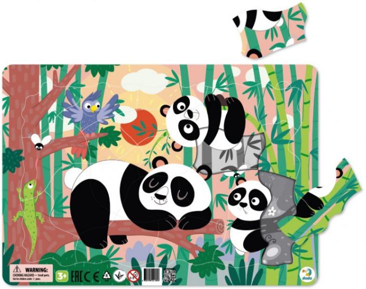 Puzzle ramkowe 21 - Pandy