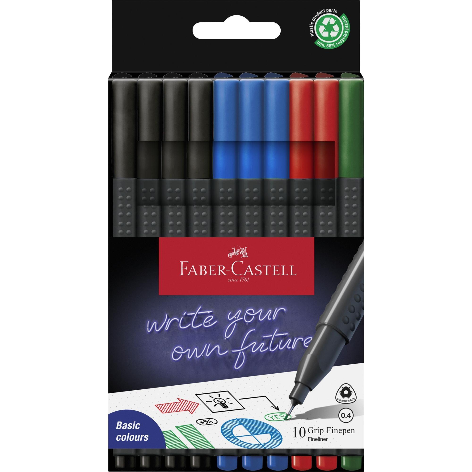 Cienkopisy Faber-Castell Grip 10 szt.