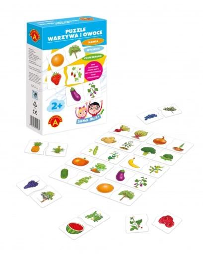 Zabawa i Nauka - Puzzle warzywa i owoce