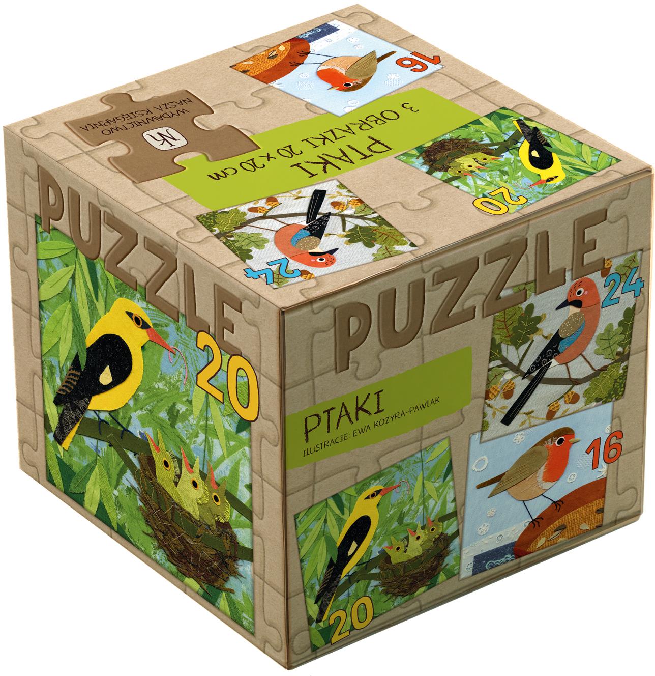 Puzzle 3w1 - Ptaki