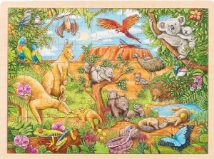 Drewniane puzzle - Australijskie zwierzęta