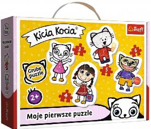 Puzzle Baby Classic - Wesoła Kicia Kocia TREFL