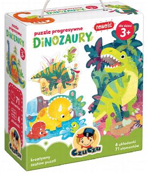 Puzzle progresywne - Dinozaury