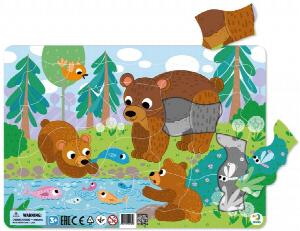 Puzzle ramkowe 21 - Niedźwiadki