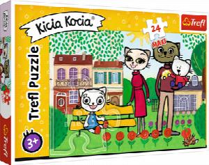 Puzzle 24 maxi Zabawy Kici Koci (lekko wgniecione pudełko)