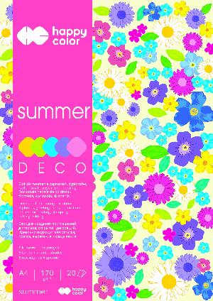 Blok Happy Color Deco Summer A4