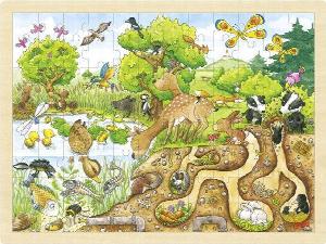 Drewniane puzzle - Natura
