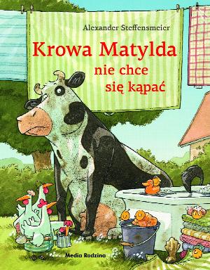 Krowa Matylda nie chce się kąpać