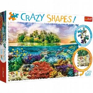 Puzzle 600 Crazy Shapes! Tropikalna wyspa