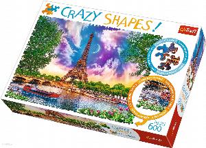 Puzzle 600 Crazy Shapes! Niebo nad Paryżem
