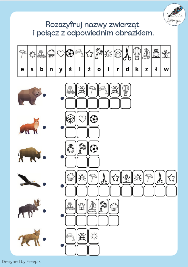 Sudoku dzikie zwierzęta